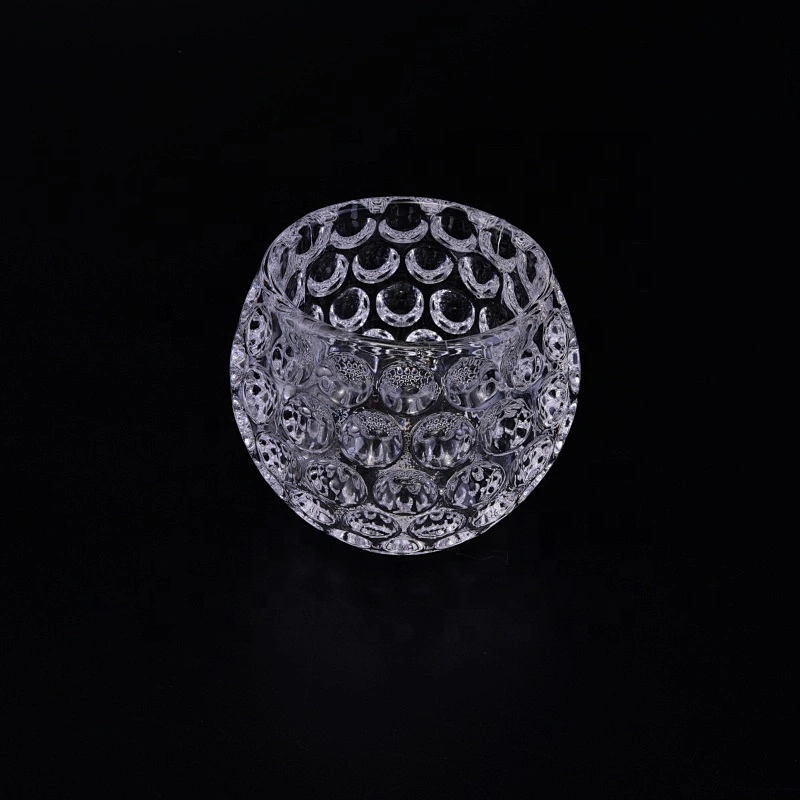 Sunny crystal votive empty  glass candle jars 6oz 8oz 10oz