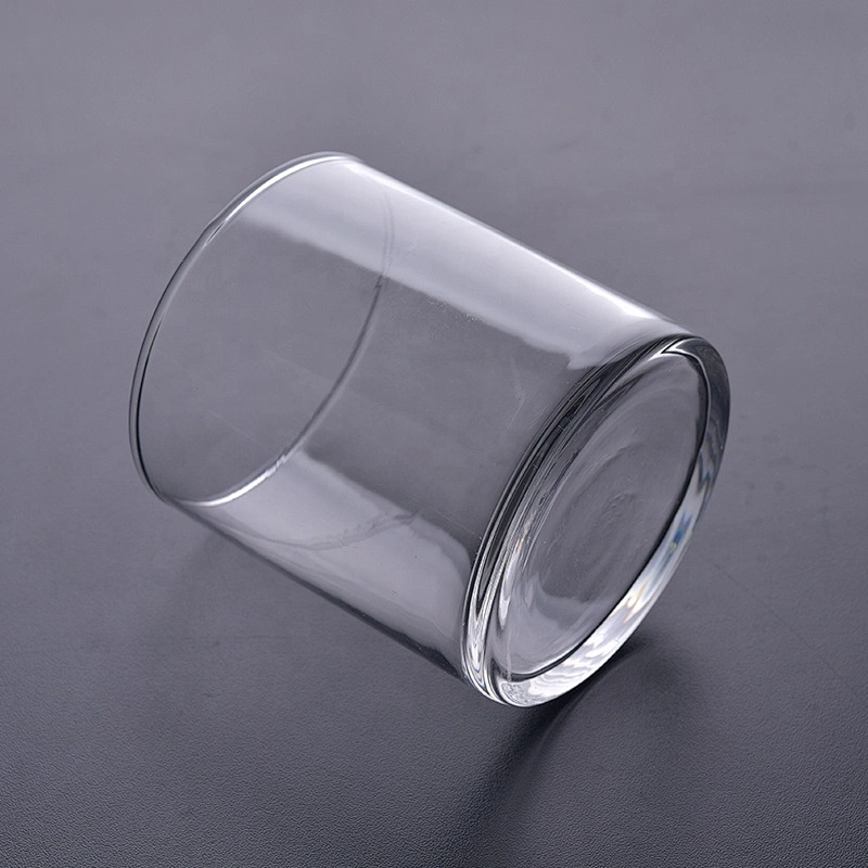 Clear handmade candle holder glass votive candle jar home decorative factory