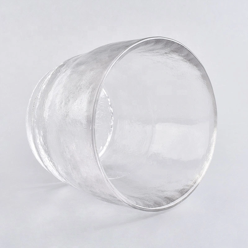 Clear logo printing candle cup tea light glass candle jars in bulk