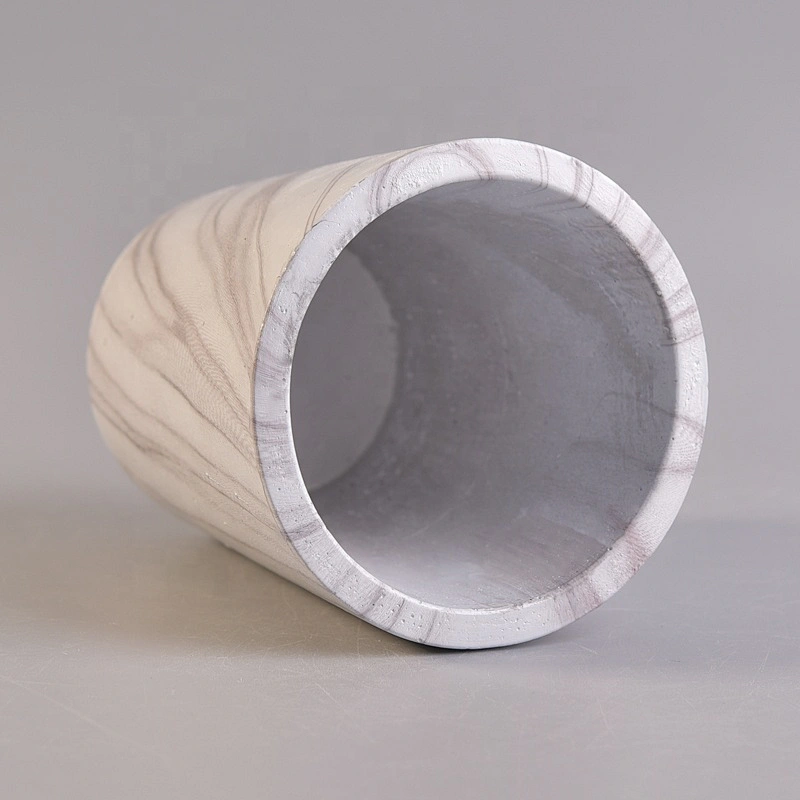 Hurricane concrete candle holder polymer clay candle jars wholesales