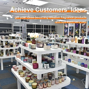 Hand made round votive ceramic candle containers 12oz 14oz