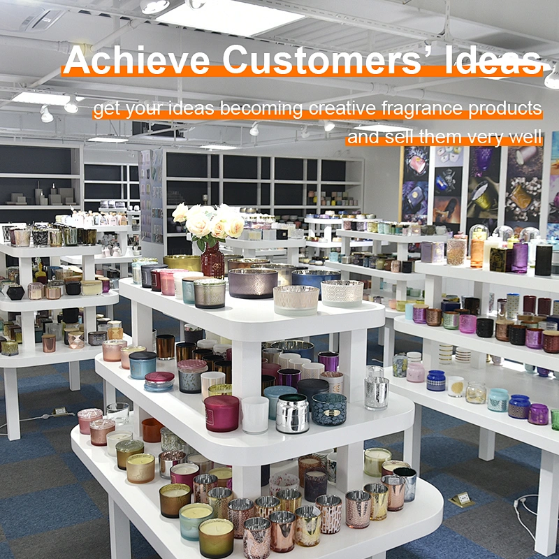 Hand made round votive ceramic candle containers 12oz 14oz