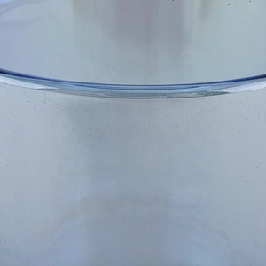 Factory price blue tealight clear glass candle jars holders 6oz 8oz 10oz