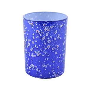9oz mercury glass empty candle jars