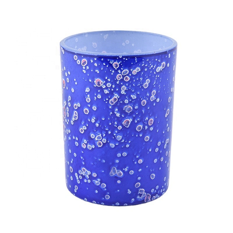 9oz mercury glass empty candle jars