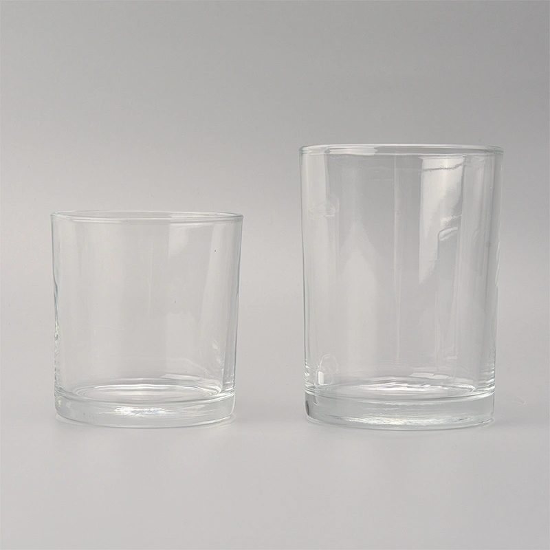 cylinder glass vessel for candles, 12 OZ candle jar