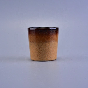 200ml Amber ceramic candle holder wholesales