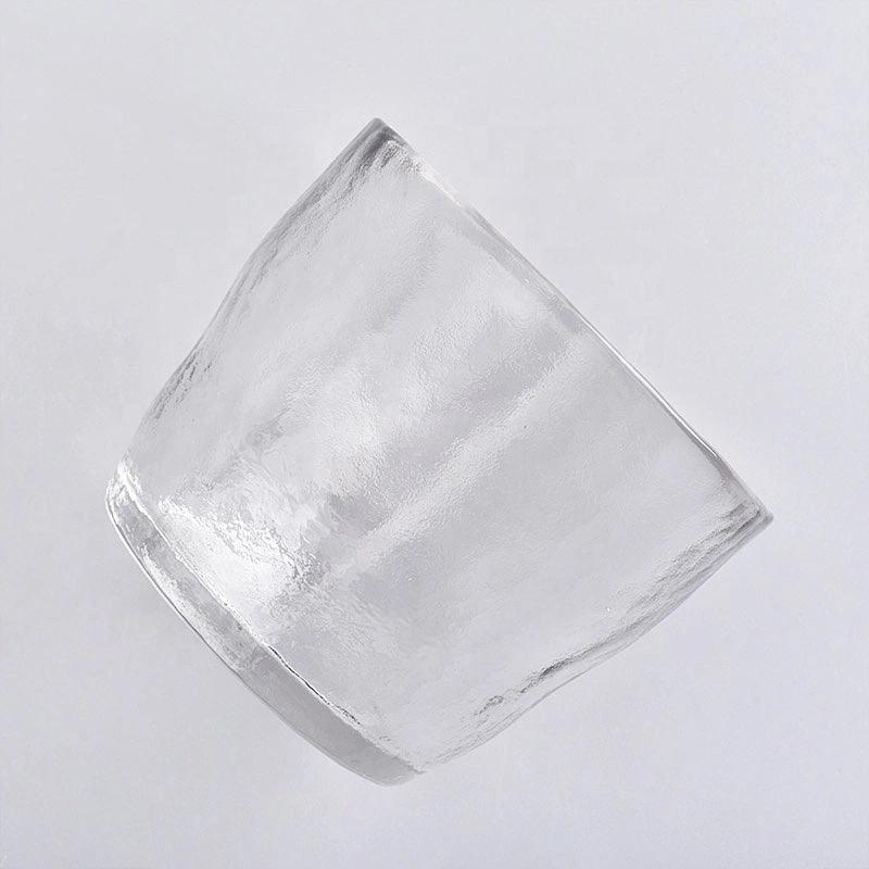 Clear logo printing candle cup tea light glass candle jars in bulk