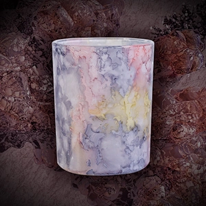 Wholesales China custom cylinder colorful ceramic candle jars
