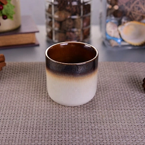 400ml Cylinder ceramic candle votive jar home decor