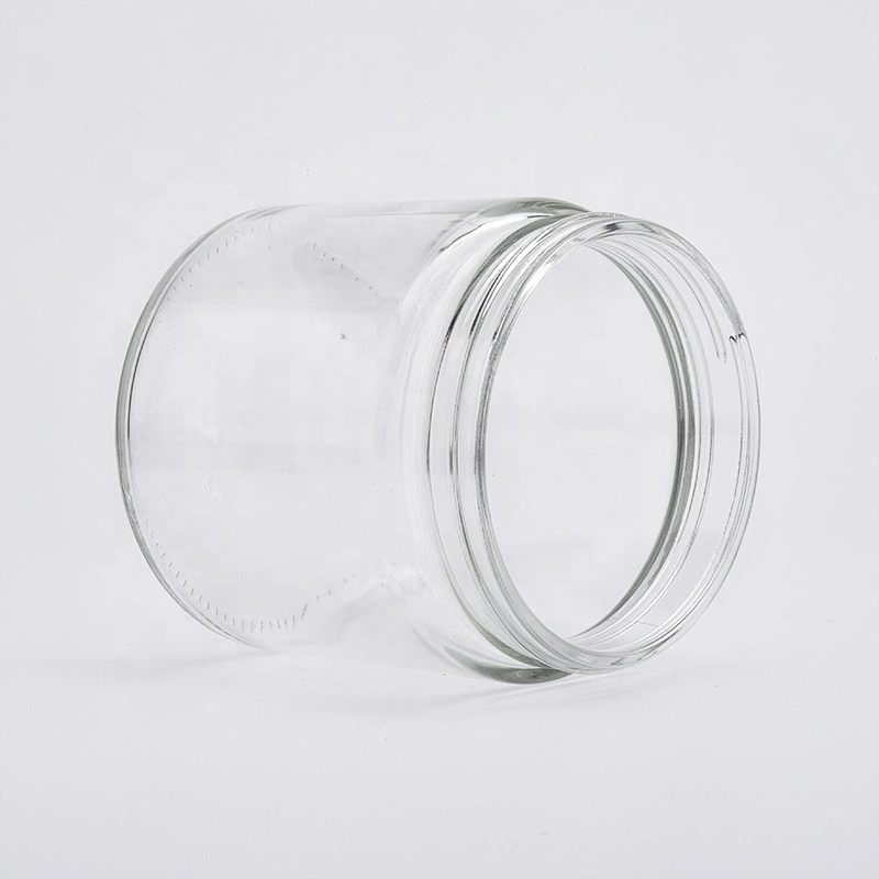 Sunny large clear empty luxurious glass candle jars containers