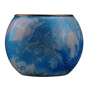 Bulk round Glass aroma candle jar for wedding table