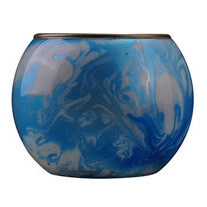 Bulk round Glass aroma candle jar for wedding table