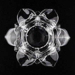 Wholesales geometric crystal luxury glass candle holder