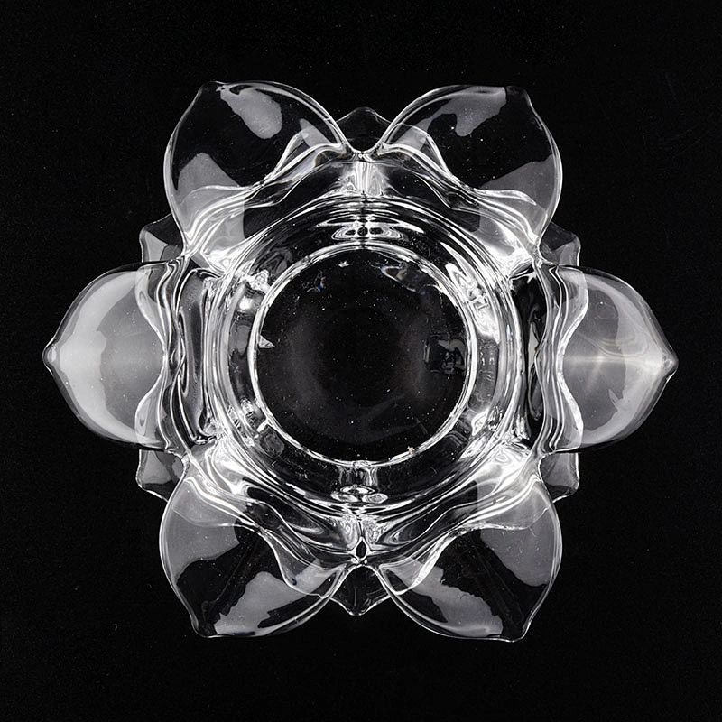 Wholesales geometric crystal luxury glass candle holder