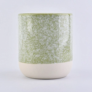 Wholesales Sunny design cylinder matte votive ceramic candle jars