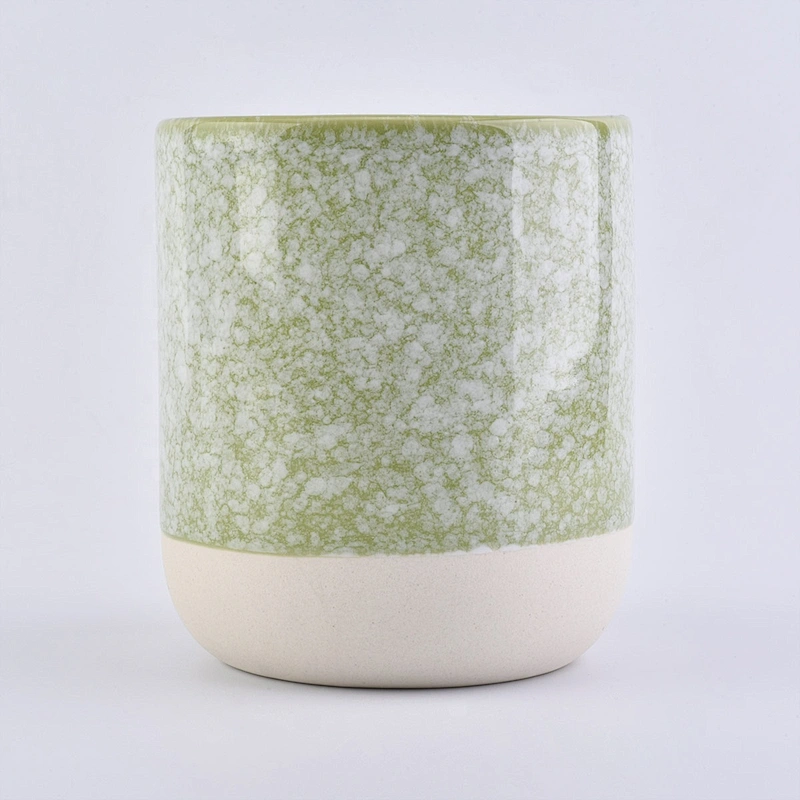 Wholesales Sunny design cylinder matte votive ceramic candle jars