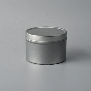 Wholesale metal silver candle holder with lid home decoration