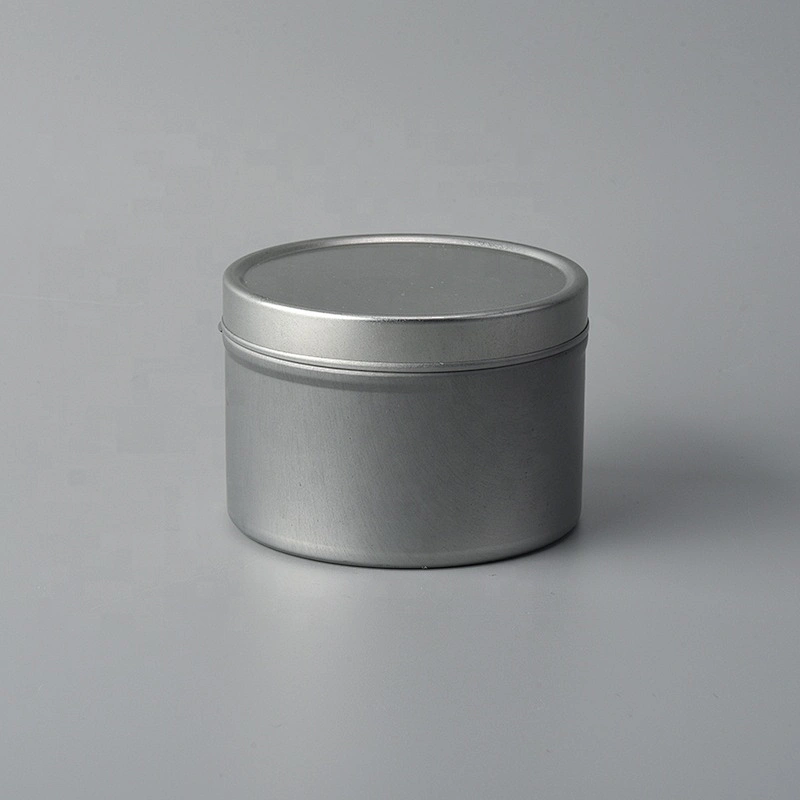 Wholesale metal silver candle holder with lid home decoration