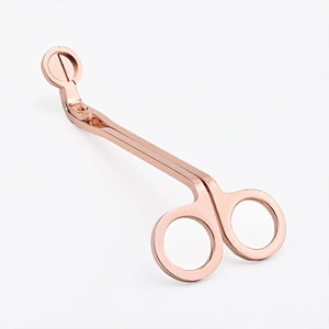 Customized  logo candle wick trimmer rose gold wick trimmer wholesale