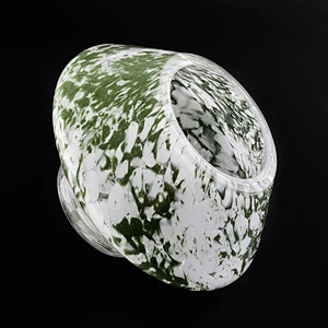 unique candle jars green glass candle jar glossy surface