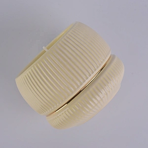 Sunny glassware gold tealight ceramic candle holder 10oz 20oz