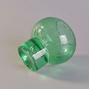 450ml Wholesales green candle container glass candle stand