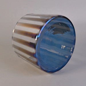 Personalized Glass Candle container dome candle Holder soy wax