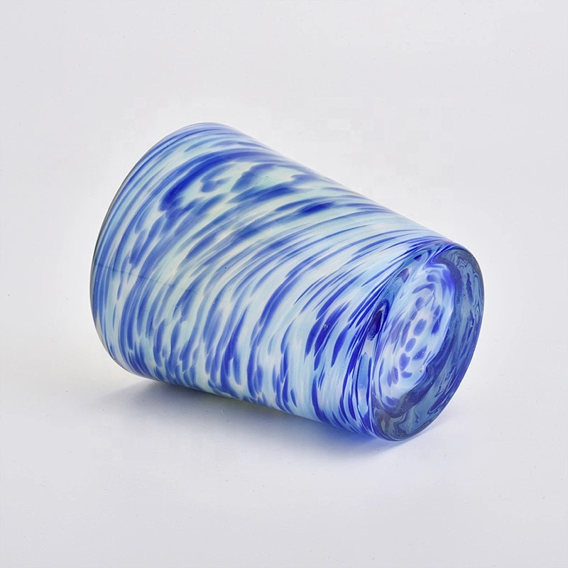 Machine blown hurricane Glass Candle Jars double wall candle Holder Home Decor Wholesales