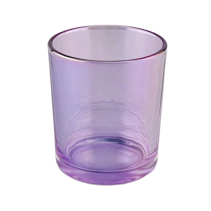 Sunny purple luxury custom tealight crystal glass candle holder
