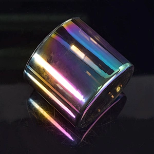 Modern custom iridescent glass candle holders wholesales
