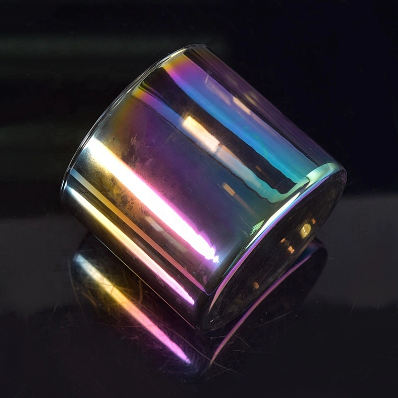 Modern custom iridescent glass candle holders wholesales