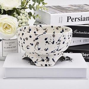 Handmade ceramic candle containers decorating filter candle holder in bulk