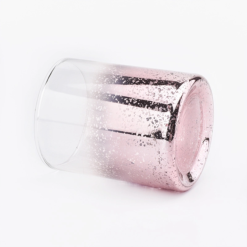 Glass candle  holders mercury multi colors home decoration wholesales