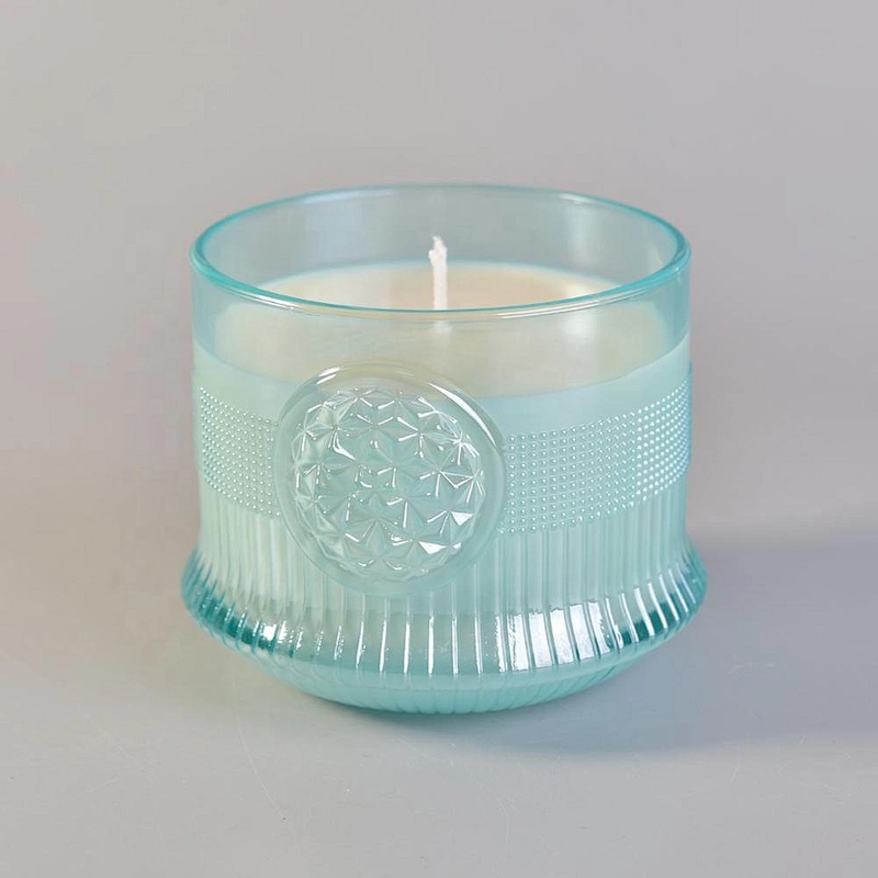 8oz New design Luxury customized crystal glass candle holder