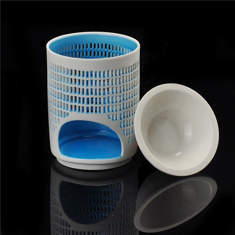 Floral Pattern Ceramic Tealight Candle Holder Oil Burner Home Decoration
