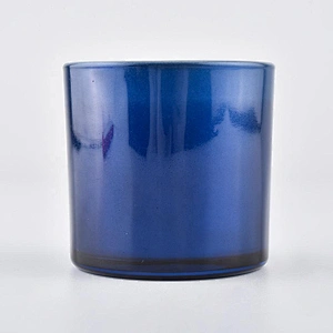Metallic Colorful Painting Glass Candle Jars with Various Sizes