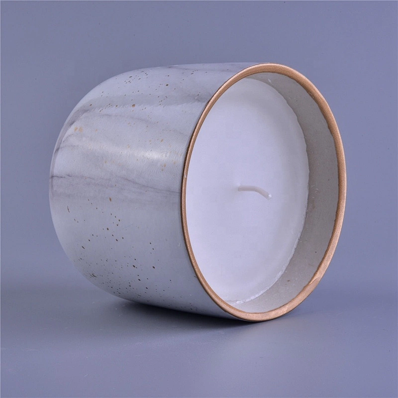 Wholesales vintage empty decorative ceramic votive candle jar