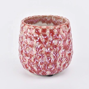 230ml christmas ceramic votive candle jar tumblers empty home decor