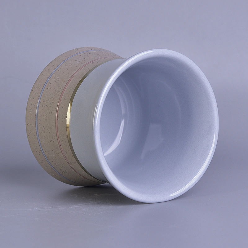 Wholesales custom matte ceramic candle jar 10oz 12oz