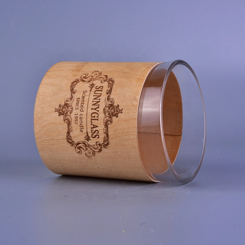 6oz 8oz 10oz Sunny scented custom cylinder glass candle holder