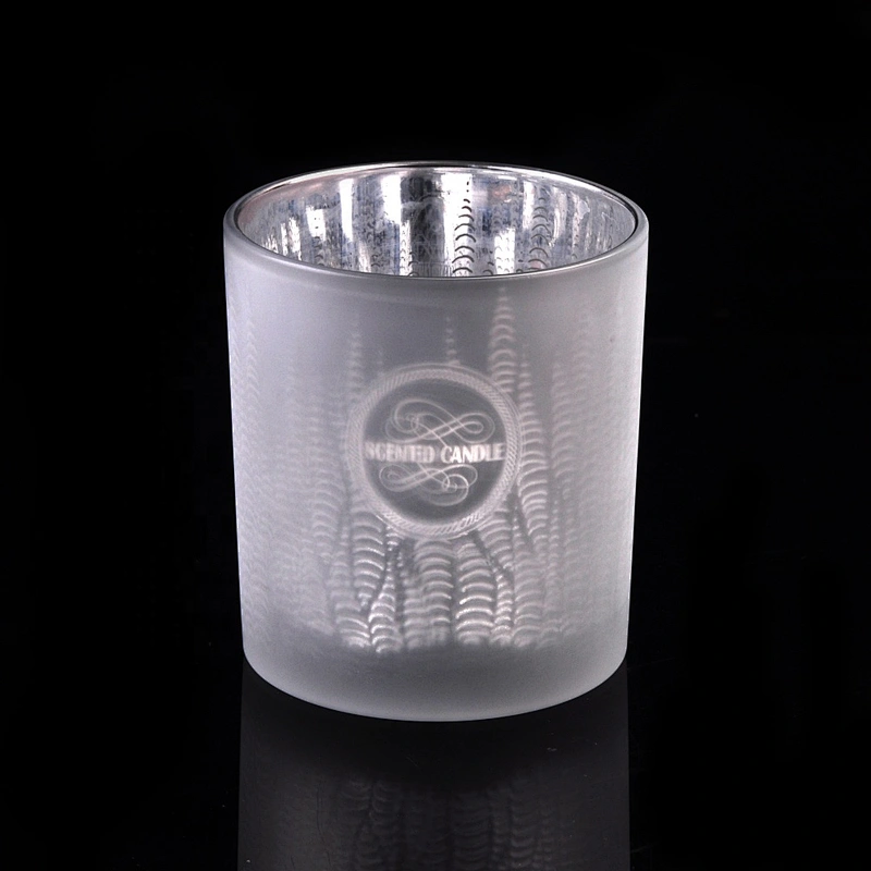 8oz 10oz Sunny Luxury white scented glass candle jar for home decor