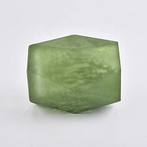 10oz hexagon Eco Friendly Glass Candle Jar Handmade