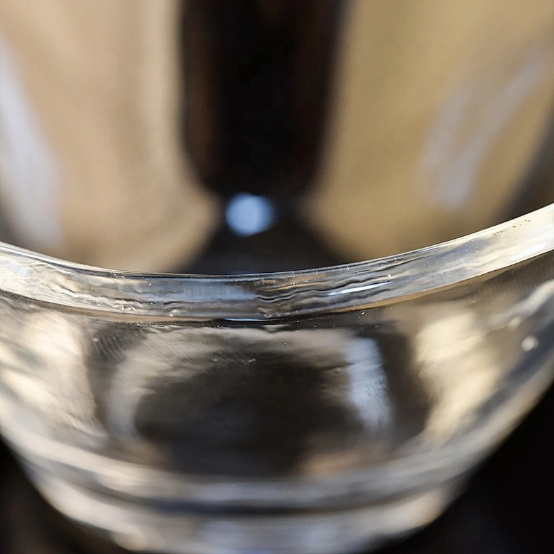 Supply Oblique Top Glass Candle Bowl 115ml Glass Candle Holder with for Soy Wax Home Decor