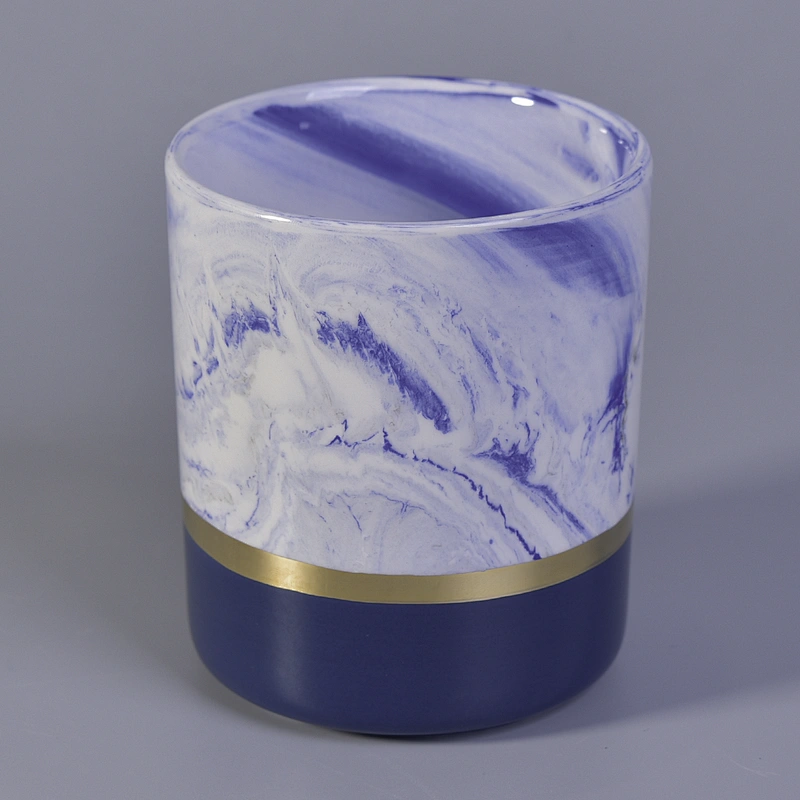 8oz Antique custom porcelain candle ceramic holder