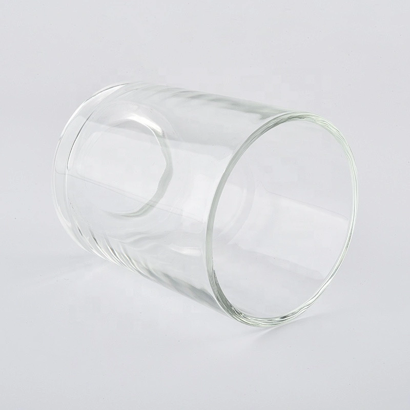 Wholesale transparent clear votive glass candle jar