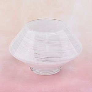 Clear soy wax Glass Candle container home Decor