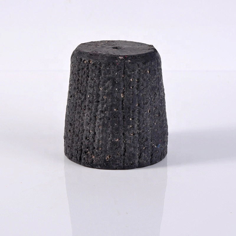 Hot sales Custom decorative grey black ceramic candle holder