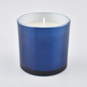 10oz Sunny glassware luxury customized blue candle glass holders