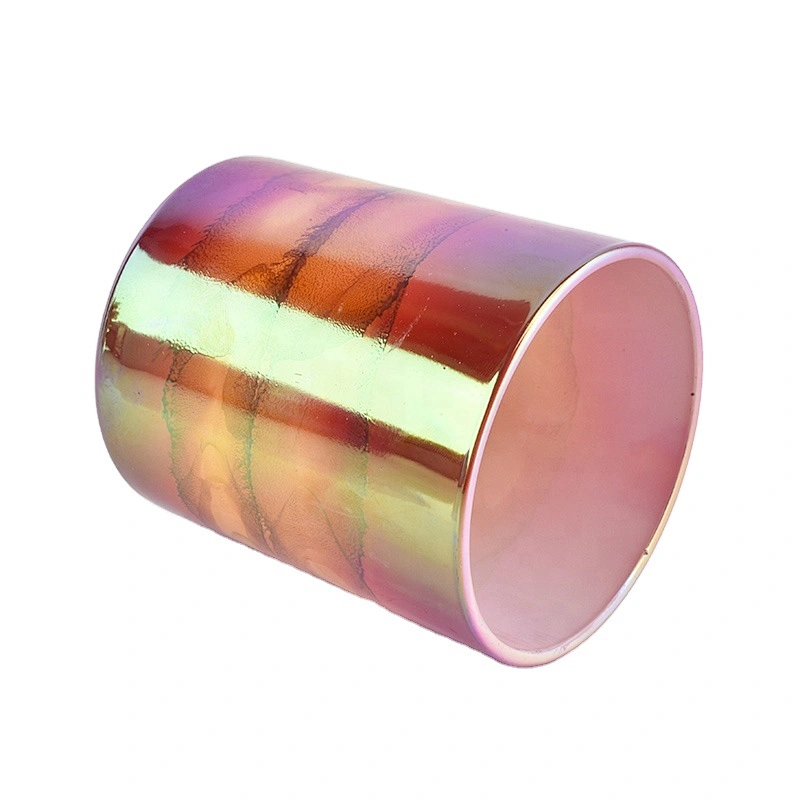 Clear cylinder candle vessel glass candle jar tumbler wedding decor in bulk